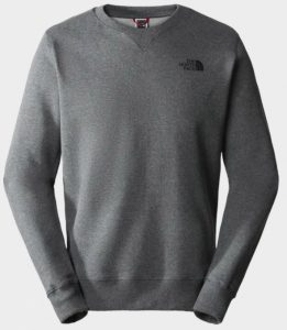 THE NORTH FACE – Felpa Simple Dome Crew da Uomo Grigio