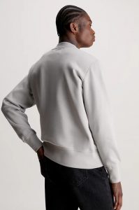 CALVIN KLEIN JEANS – Felpa in Pile di Misto Cotone Porpoise