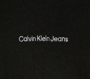 CALVIN KLEIN JEANS – Maglione Girocollo Uomo in Cotone Nero