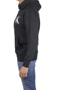 CALVIN KLEIN JEANS – Felpa Uomo con Cappuccio Nero