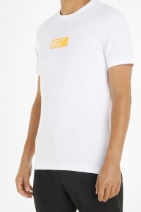 CALVIN KLEIN JEANS – Maglietta Centre Box Logo Bianco
