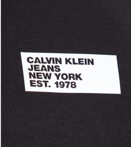 CALVIN KLEIN JEANS – Maglietta Centre Box Logo Nero