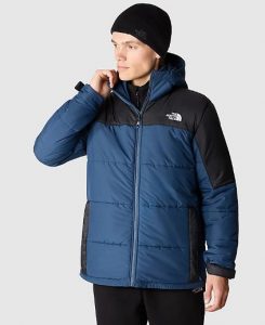 THE NORTH FACE – Giacca Sintetica Circular con Cappuccio da Uomo Blu/Nero
