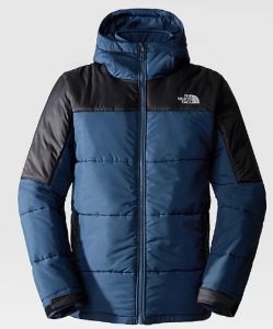 THE NORTH FACE – Giacca Sintetica Circular con Cappuccio da Uomo Blu/Nero
