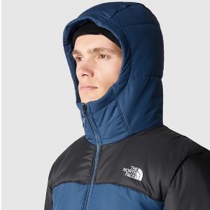 THE NORTH FACE – Giacca Sintetica Circular con Cappuccio da Uomo Blu/Nero