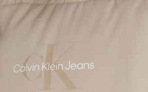 CALVIN KLEIN JEANS – Piumino Donna con Cappuccio Beige