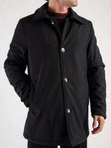 OVER/D – Trench Imbottito Uomo Nero
