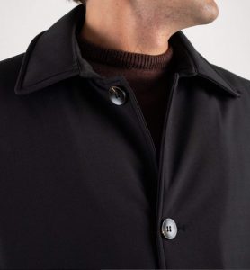 OVER/D – Trench Imbottito Uomo Nero