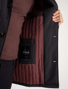 OVER/D – Trench Imbottito Uomo Nero