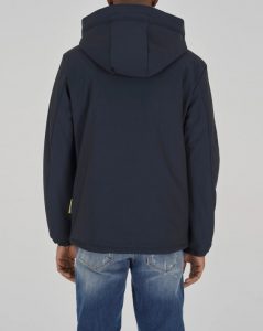 OVER/D – Giubbotto Uomo con Cappuccio Classic Blu