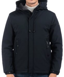 OVER/D – Giubbotto Uomo con Cappuccio Classic Nero