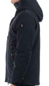OVER/D – Giubbotto Uomo con Cappuccio Classic Nero