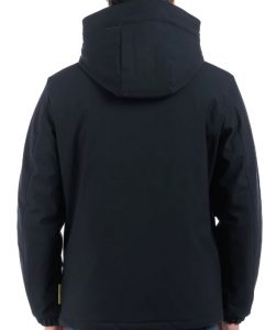 OVER/D – Giubbotto Uomo con Cappuccio Classic Nero