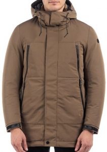 OVER/D – Giaccone Lungo Uomo con Cappuccio Beige