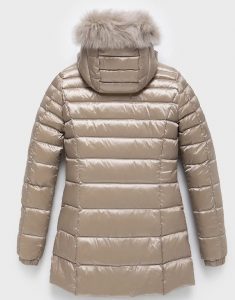 REFRIGIWEAR – Long Mead Fur Jacket Donna New Beige
