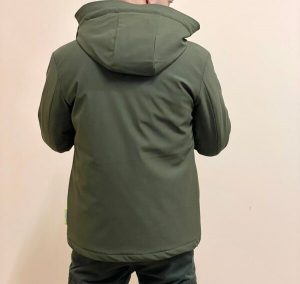 OVER/D – Giubbotto Uomo con Cappuccio Classic Verde Militare