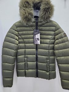 REFRIGIWEAR – Mead Fur Jacket Donna Verde Scuro