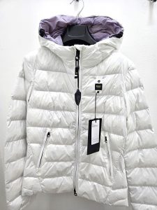 BLAUER – Piumino Donna Traspirante con Cappuccio Jeanne Bianco