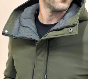 OVER/D – Giubbotto Uomo con Cappuccio Classic Verde Militare