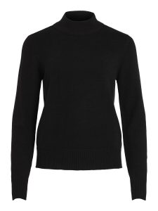 VILA – Pullover a Maglia Donna High Neck Nero
