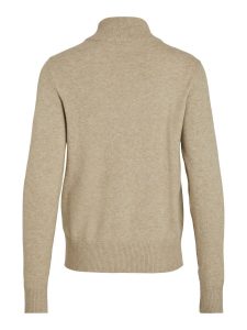 VILA – Pullover a Maglia Donna High Neck Beige
