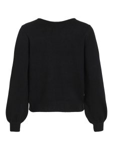 VILA – Top a Maglia Donna Reversible Nero