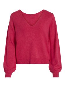 VILA – Top a Maglia Donna Reversible Fuxia