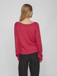 VILA – Top a Maglia Donna Reversible Fuxia