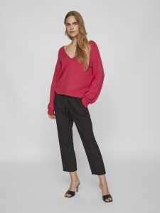VILA – Top a Maglia Donna Reversible Fuxia
