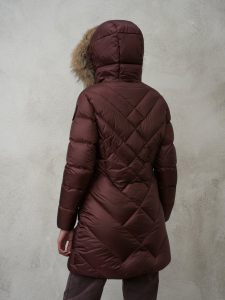 BLAUER – Piumino Donna Lungo Sfiancato Althea Mora int. Tulipano