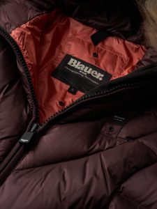 BLAUER – Piumino Donna Lungo Sfiancato Althea Mora int. Tulipano