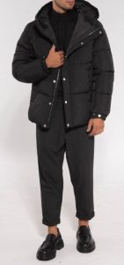OVER/D – Giubbotto Uomo Puffy Nero