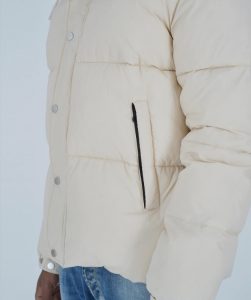 OVER/D – Giubbotto Uomo Puffy Crema