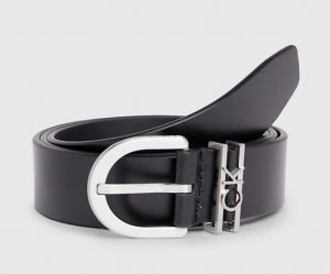 CALVIN KLEIN – Cintura da Donna in Pelle Must Ck Loop Nero