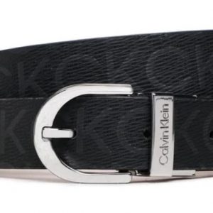 CALVIN KLEIN – Cintura da Donna Ck Must Buckle Rev 2.5 Nero