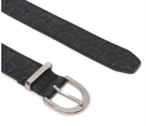 CALVIN KLEIN – Cintura da Donna Ck Must Rnd Belt 25Mm Nero