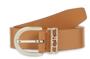 CALVIN KLEIN – Cintura da Donna in Pelle Must Ck Loop Beige