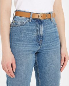 CALVIN KLEIN – Cintura da Donna in Pelle Must Ck Loop Beige