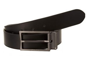 CALVIN KLEIN JEANS – Cintura da Uomo Adj/Rev Slim Frame Lux 35 Nero