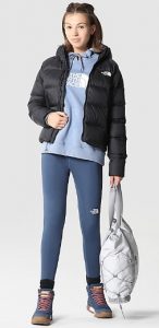 THE NORTH FACE – Giacca in Piumino con Cappuccio Hyalite da Donna Nero