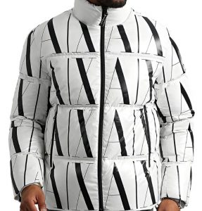 ARMANI EXCHANGE – Giacca Uomo in Denim Effetto Used Bianco