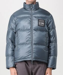 ARMANI EXCHANGE – Piumino Uomo Fullzip Icon Period Dark Slate