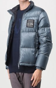 ARMANI EXCHANGE – Piumino Uomo Fullzip Icon Period Dark Slate