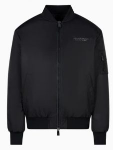 ARMANI EXCHANGE – Blouson Uomo Armani Sustainability Values Nero
