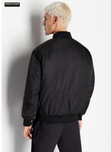 ARMANI EXCHANGE – Blouson Uomo Armani Sustainability Values Nero