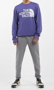 THE NORTH FACE – Felpa Standard Crew da Uomo Viola