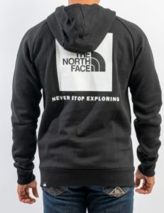 THE NORTH FACE – Felpa da Uomo Raglan Red Box Hoodie Nero