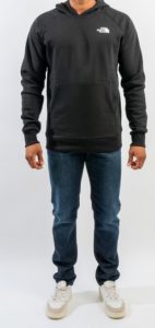 THE NORTH FACE – Felpa da Uomo Raglan Red Box Hoodie Nero