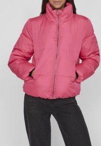 VILA – Puffer Jacket Donna Rosa Fandango