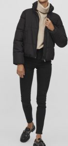VILA – Puffer Jacket Donna Nero
